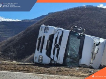 Տաթև-Տանձատափ ճանապարհին «Mercedes-Benz» բեռն...