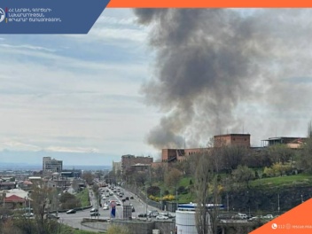 Հրդեհի ահազանգ՝ Երևանի Իսակովի պողոտայում