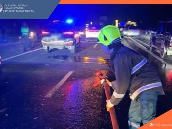 Երևան-Աբովյան ճանապարհին «Nissan»-ը դուրս է ե...