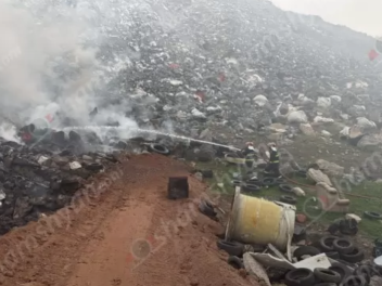 Նուբարաշենի աղբավայրի տարածքում պայթյունից տո...