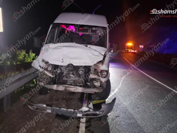 Սյունիքում բախվել է երկու «Mercedes Sprinter»
