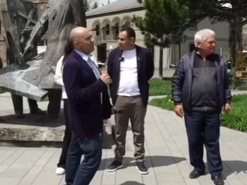 Էդմոն Մարուքյանի պարը քարոզարշավի ժամանակ