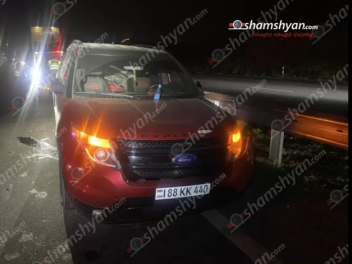 Երևան-Սևան-Իջևան ավտոճանապարհին «Ford»-ը բախվ...