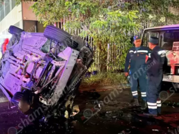 Երևանում բախվել են «Nissan Tiida»-ն և «Chevro...