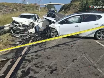 Գեղարքունիքում բախվել են Lada-ն ու Kia-ն. վթա...