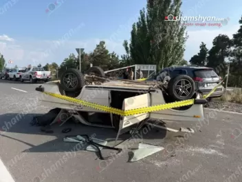 Ծովագյուղ-Շորժա ճանապարհին «ՎԱԶ 2106»-ը բախվե...
