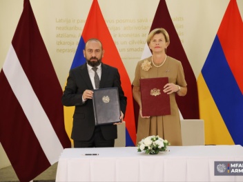 Արարատ Միրզոյանը և Լատվիայի ԱԳ նախարարը ստորա...
