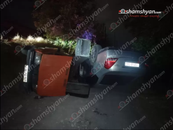 «Lada» մակնիշի ավտոմեքենան բախվել է կայանված «Nissan» մակնիշի ավտոմեքենային