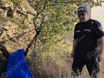Դավթաշենի կամրջի տակ կիսաքայքայված մшրմին է հ...