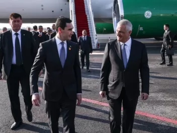 Թուրքմենստանի նախագահը ժամանել է Հայաստան