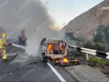 Տիգրանաշենում հրդեհ է բռնկվել «Mercedes»-ում