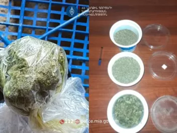 Շիրակի ոստիկաններն առգրավել են 1,5 կգ մшրիխու...