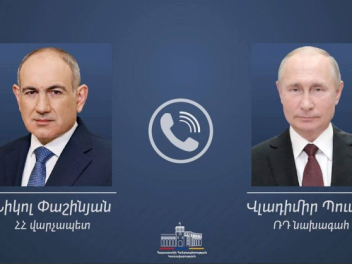 Փաշինյանն ու Պուտինը քննարկել են Հայաստան-Ռու...