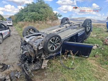 Գյումրի-Վանաձոր ճանապարհին «Nissan»-ը դուրս է...