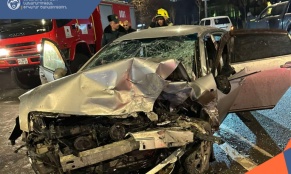 Երևանի Խանջյան փողոցում բախվել է 4 ավտոմեքենա