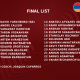 Հայտնի է Հայաստանի հավաքականի վերջնական հայտացուցակը և խաղի մարզաշապիկի գույնը