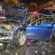 Խոշոր ավտովթար-հրդեհ՝ Երևանում․ դպրոցի դիմաց բախվել են և 2 Toyota-ներն ու Honda-ն