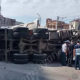 Խոշոր ավտովթար՝ Երևանում․ ավազավ բարձված «Կամազը» Հերացիից Խանջյան թունելի հատվածում կողաշրջվել է․ կա տուժած