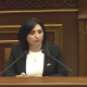 «Դուք ձե՜զ կարգի հրավիրեք, մի ընդհատեք ինձ». Թովմասյանը՝ ՔՊ-ականներին. Բանավեճ ԱԺ-ում