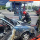 Երևան քաղաքի Շիրակի փողոցում «Mercedes-Benz» է այրվել