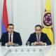 Խուդաթյանը Վաղարշապատի համայնքապետարանի աշխատակազմին է ներկայացրել համայնքի ղեկավարի պաշտոնակատար Արգիշտի Մեխակյանին