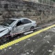 Վանաձորում «Mercedes»-ը թիվ 7 դպրոցի մոտ բախվել է բետոնե էլեկտրասյանը, կոտրել այն