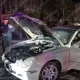 Վանաձորում հրդեհ է բռնկվել «Mercedes»-ում