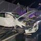 Երևանում «Ford Fusion»-ը կոտրել է էլեկտրասյունը և հայտնվել մայթին