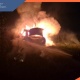 Սպիտակ-Գյումրի ճանապարհին մեքենա է այրվել