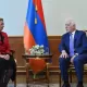 Վահագն Խաչատուրյանը հրաժեշտի հանդիպում է ունեցել Հունգարիայի դեսպան Աննա Մարիա Շիկոյի հետ