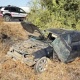 Opel Astra-ն դուրս է եկել երթևեկելի գոտուց և հայտնվել դաշտում