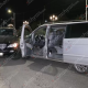 Ապարան քաղաքում բախվել են «Mercedes ML»-ը և «Mercedes Viano»-ն
