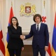 Վրաստանի վարչապետ Իրակլի Կոբախիձեն ընդունել է ՆԳ նախարար Արփինե Սարգսյանին