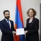 Դանիայի նորանշանակ դեսպանն իր հավատարմագրերի պատճենն է հանձնել