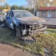 24-ամյա վարորդը «Toyota Camry»-ով բախվել է բաժանարար գոտու արգելապատնեշներին